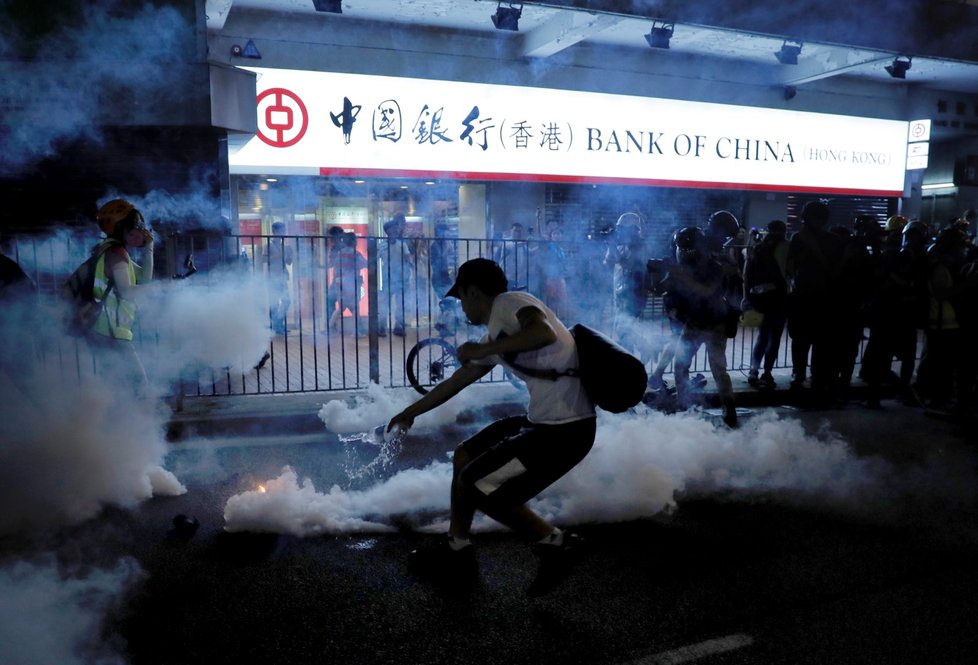 Demonstrace v Hongkongu (21. 9. 2019)