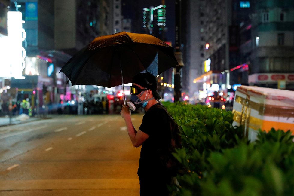 V Hongkongu opět probíhají protesty (20. 10. 2019)