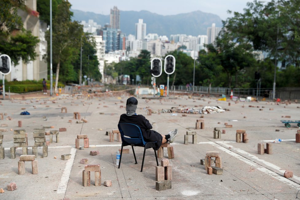 Další vlna demonstrací v Hongkongu (12.11.2019)