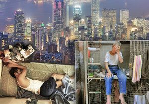 Odvrácená tvář bohatého Hongkongu: Chudí tu žijí v rakvích a klecích!