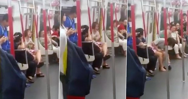 Žena dostala v metru záchvat a ječela jako šílená. Vybila se jí baterka v mobilu