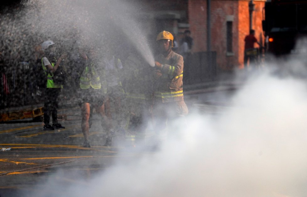 Protesty v Hongkongu (20. 10. 2019)