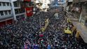 V Hongkongu protestovalo nejvíce lidí od skončení místních voleb. Podle organizátorů jich ulicích města bylo na 800 tisíc. V Hongkongu protestovalo nejvíce lidí od skončení místních voleb. Podle organizátorů jich ulicích města bylo na 800 tisíc.
