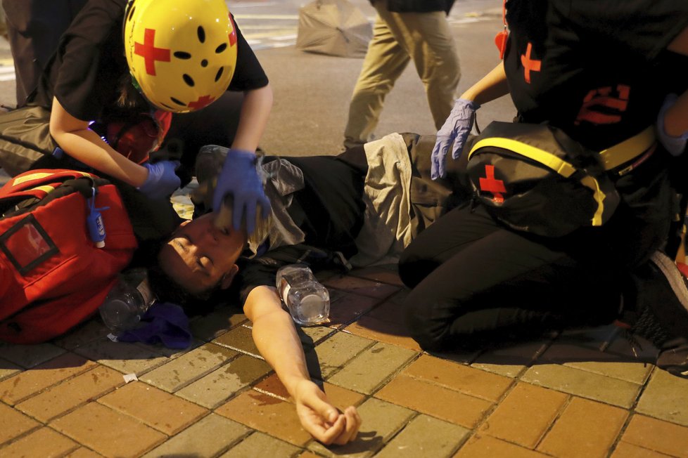 Protivládní protesty v Hongkongu (21.7.2019)