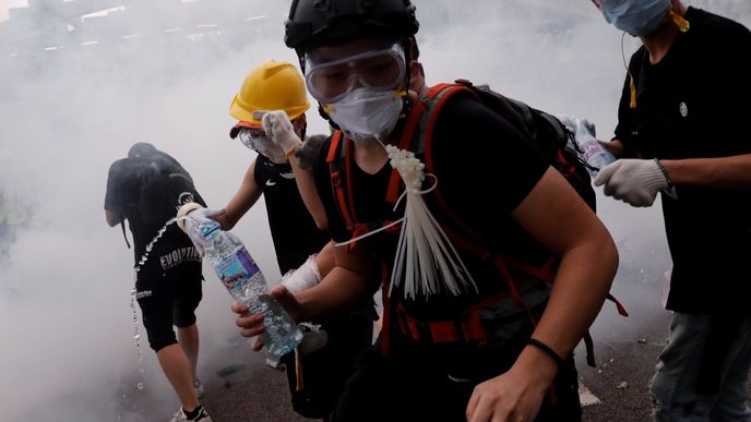 Protesty v Hongkongu