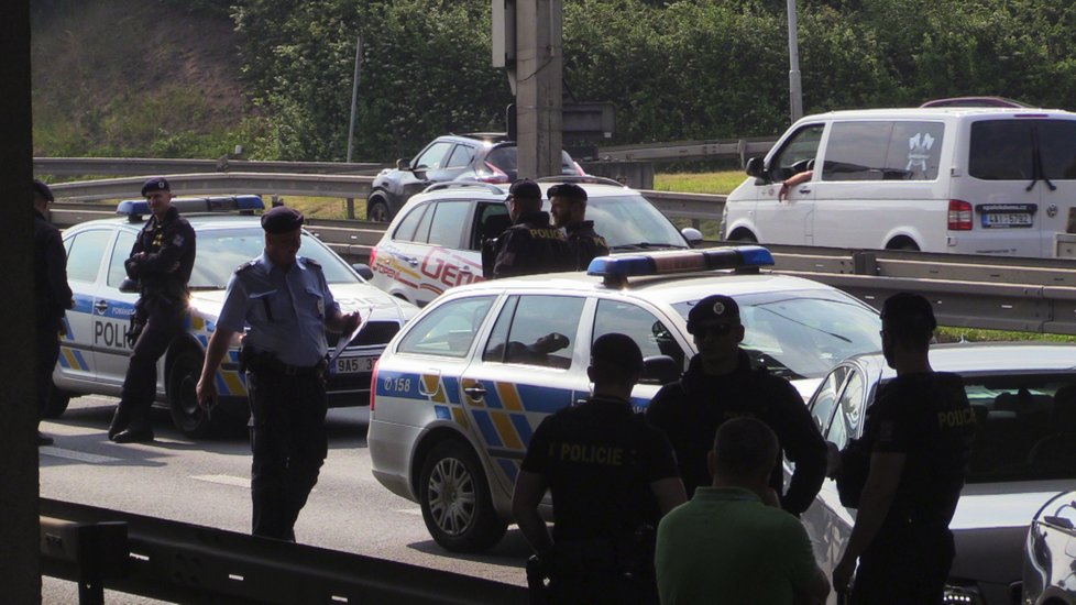 Policisté na Jižní spojce zadrželi jedno z pěti aut ukradených v Rakousku.