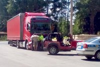 Honička kamionů na Domažlicku: Došlo i na facky