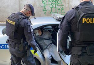 V městské části Praha-Lysolaje zadržela pražská policie muže. Ten začal ujíždět, když se ho snažili zastavit.