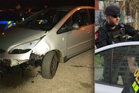 Policisté ve Stodůlkách stříleli po řidiči! Ujížděl jim, naboural několik aut a lámal stromy