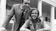 Herečka Honor Blackman a Sean Connery