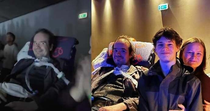 Honza s ALS mohl spolu s blízkými navštívit vystoupení dýdžeje s uměleckým jménem Parov Stelar díky Sanitce splněných snů.