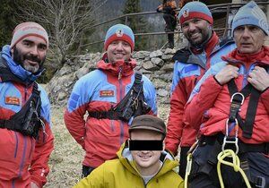 Honza (37) s horskými záchranáři