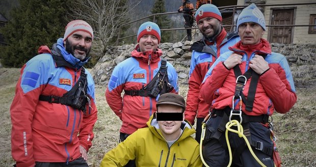 Honza (37) s horskými záchranáři