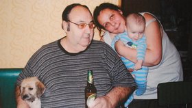 Rodinná oslava, malého Honzíka miloval i děda Jirka
