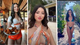 Leah Fennellyová (23) prozradila, kolik si vydělá v restauraci Hooters