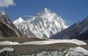K2 od ledovce Baltoro