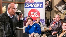 Prezidentský kandidát Michal Horáček odpovídal v rámci předvolebního projektu Blesk Zpráv u piva voličům na všetečné otázky.