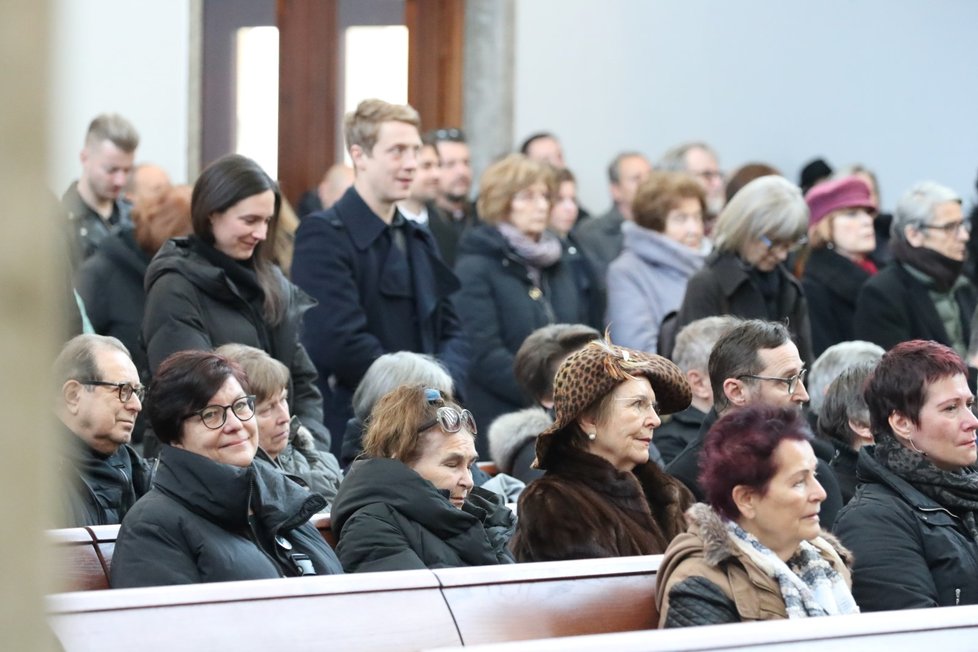 Pohřeb režiséra Miloše Horanského