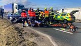 Ošklivou nehodu v Hoříně zachytila kamera: Kamion smetl osobní automobil!