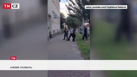 Policista v Horních Počernicích surově srazil muže k zemi