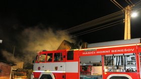 Dům v Horních Životicích začal hořet po výbuchu kotle.