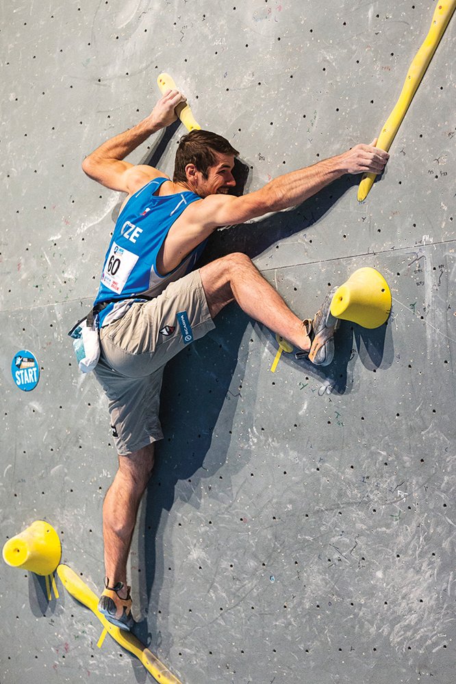 Martin Stráník vyniká v boulderingu na umělých stěnách i v přírodě