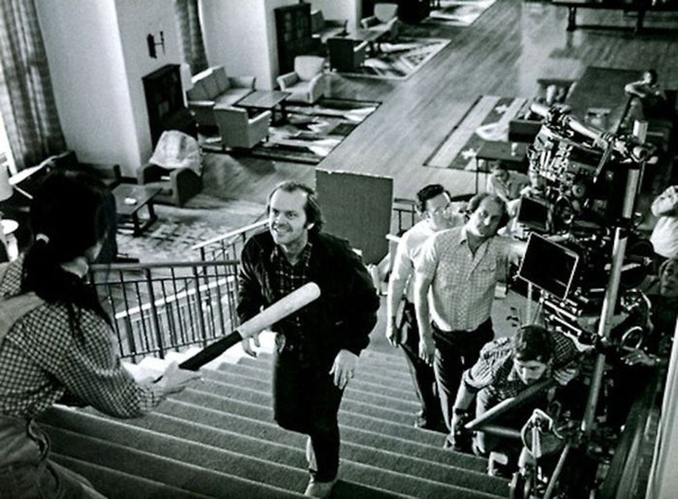 Jack Nicholson v jedné ze scén Osvícení.