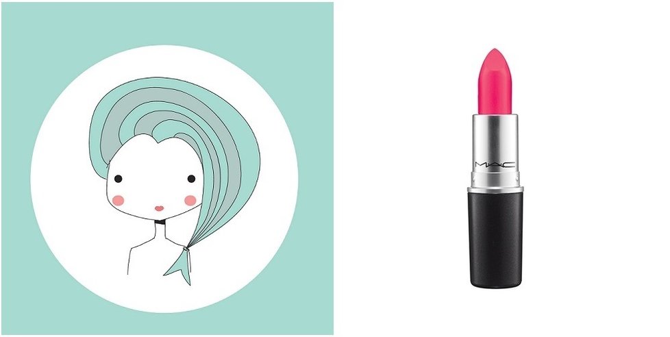 MAC Lipstick, odstín Flowerscope, 595 Kč, koupíte v prodejnách MAC