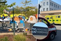 Konec zásahu v hořovické nemocnici: Policisté výbušninu nenašli