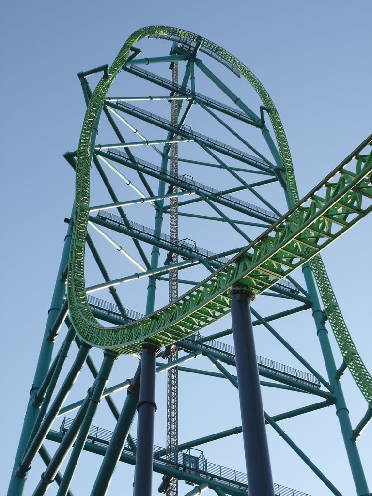 Na Kingda Ka pojedete rychlostí 206 km/h.