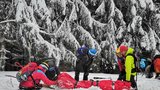 Oblečeni „nalehko“ se vydali v zimě na Sněžku: Zachránit je musela Horská služba!