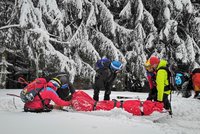 Oblečeni „nalehko“ se vydali v zimě na Sněžku: Zachránit je musela Horská služba!