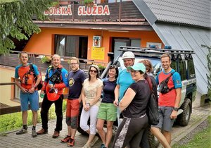 Členy Horské služby navštívili zaměstnanci dispečinkového centra ZZS