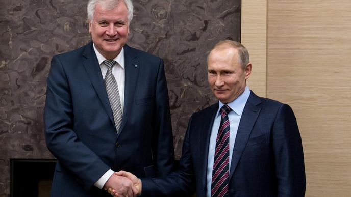 Horst Seehofer a Vladimír Putin