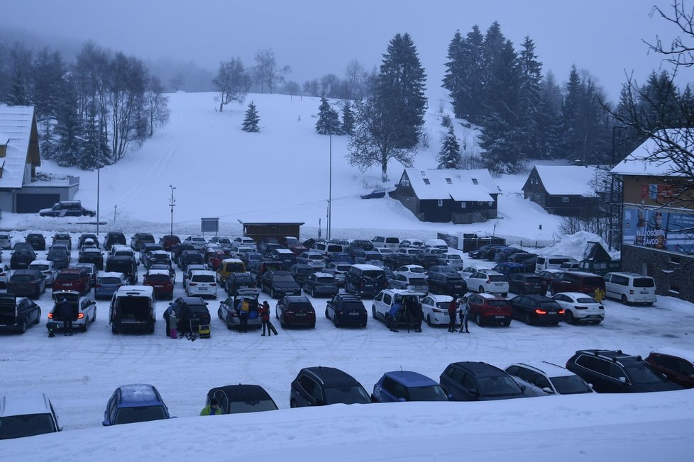 Češi vyrazili na hory (23.1.2022)