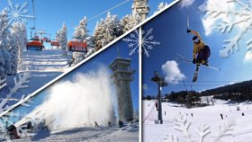 České hory nyní nabízí ideální podmínky k lyžování.