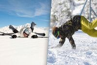 Úraz na lyžích vás může přijít až na milion: Velký přehled pojištění na hory