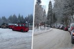 Nával turistů a lyžařů na českých horách (20. 1. 2024)