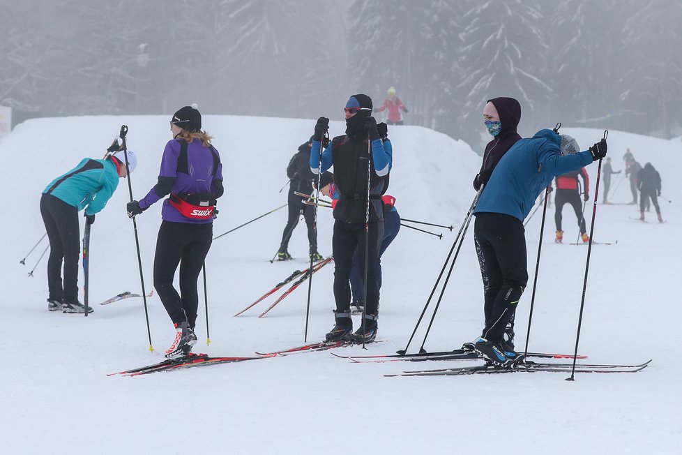 Češi vzali útokem hory: Bedřichov (30.1.2021).