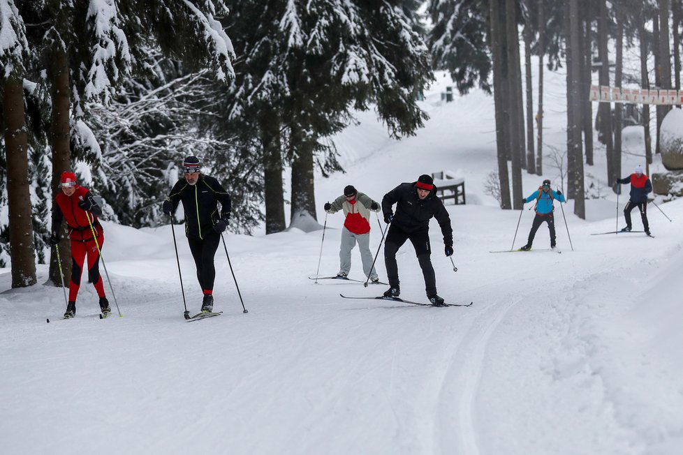 Češi vzali útokem hory: Bedřichov (30.1.2021).