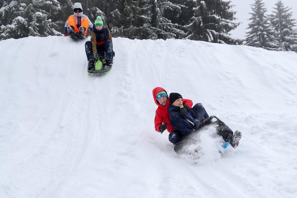 Češi vzali útokem hory: Bedřichov (30.1.2021).