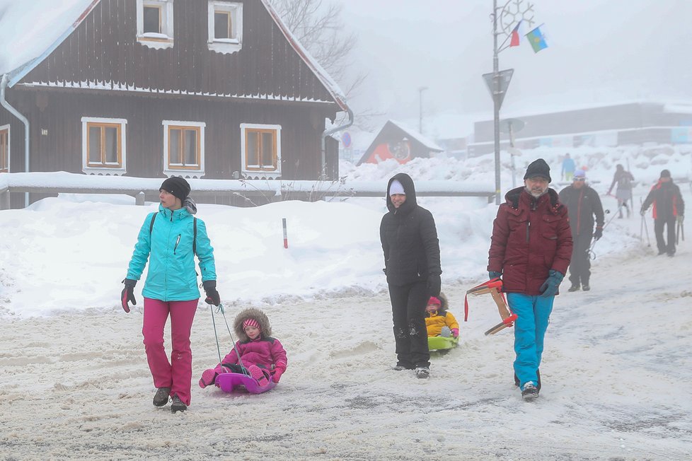 Češi vzali útokem hory: Bedřichov (30.1.2021).