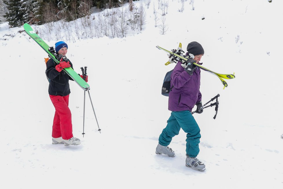 Češi vzali útokem hory: Bedřichov (30.1.2021).