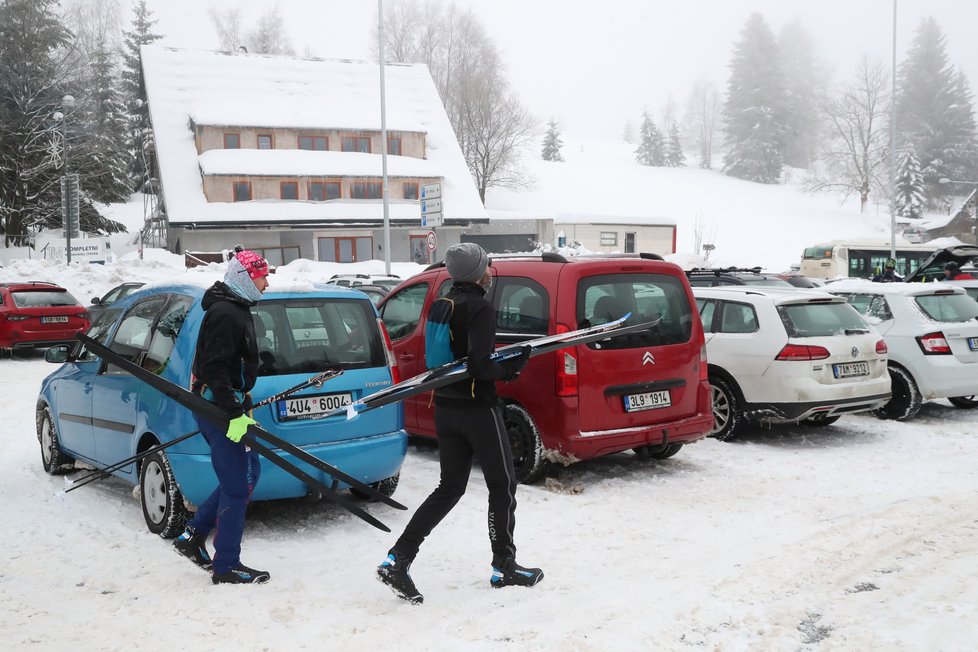 Češi vzali útokem hory: Bedřichov (30.1.2021).