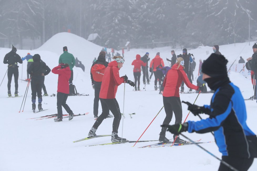 Češi vzali útokem hory: Bedřichov (30. 1. 2021)