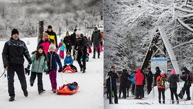 Běžkaři vzali hory útokem: „Už toho máme plné zuby!“ Skiareál u Ostravy otevřel na protest