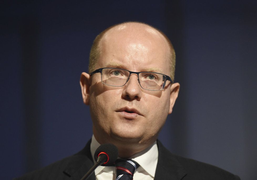 Premiér Bohuslav Sobotka (ČSSD)