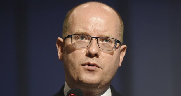 Premiér Bohuslav Sobotka (ČSSD)