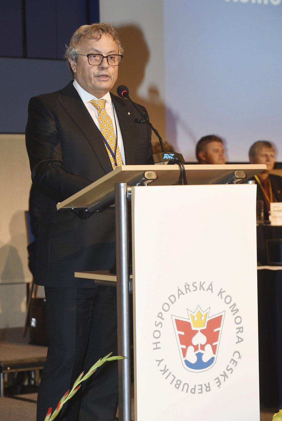 Prezident Hospodářské komory Vladimír Dlouhý