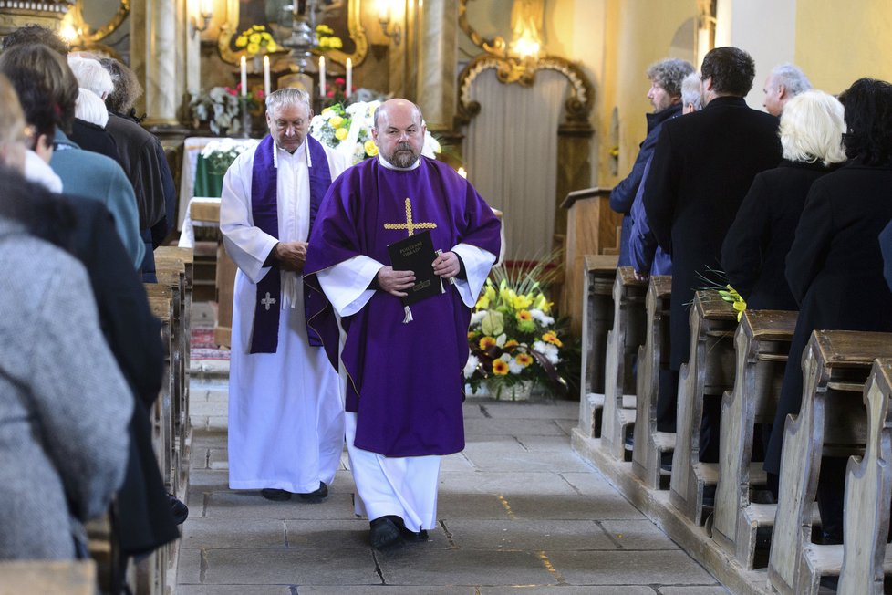 Pohřeb maminky Zdeňka Trošky